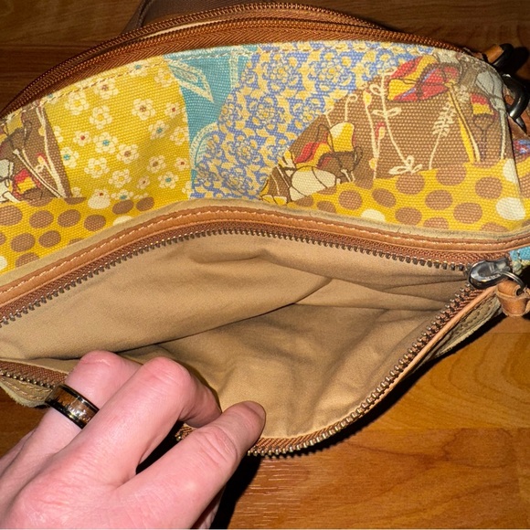 Fossil Maddox Boho Tapestry Purse/Shoulder Bag, Cross Body-Pockets 10.5” x 9” - Picture 3 of 15